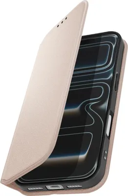 Produktbild von Avizar, Klappetui iPhone 17 Pro mit Kartenfach und Standfunktion, Gold