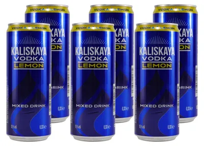 Produktbild von Kaliskaya Vodka & Lemon (12 x 0,33L) EINWEG