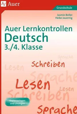 Obrázok produktu pre Auer Lernkontrollen Deutsch, Klasse 3/4