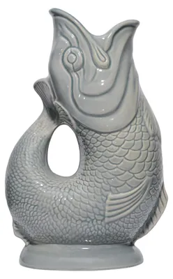 Produktbild von Gluckigluck Wasserkaraffe mit Gluckergeräusch, handgefertigt, ikonisches Design, Farbe:Dunkelgrau, Fassungsvermögen:1,2 L