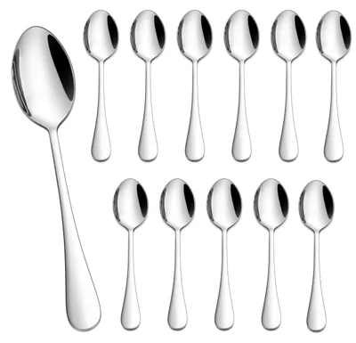 Immagine prodotto di Solidchoice - Set di 12 cucchiaini per caffè in acciaio inossidabile