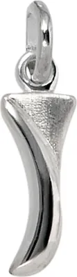 Produktbild von JOBO Anhänger Buchstabe I 925 Sterling Silber rhodiniert teilmattiert
