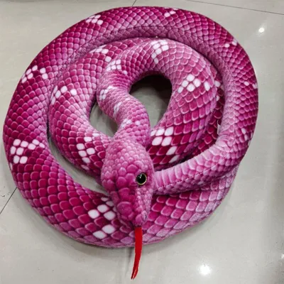Produktbild von Plüschschlange 200 cm Rose Kuscheltier Dekoration Geschenk Kinder