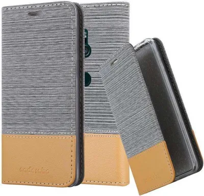 Obrázek produktu pro Cadorabo pouzdro pro Sony Xperia XZ3 Protective Cover in Grey Pouzdro na mobilní telefon Knížkový obal Pouzdro na mobilní telefon