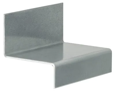 Productafbeelding van Solidchoice - Set van 24 Z-Platen Hoekplaten voor Planken, 50 x 80 mm