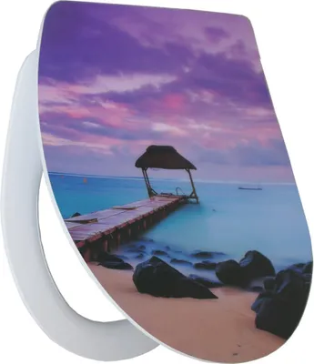 Produktbild von Primaster WC-Sitz mit Absenkautomatik Sunset weiß