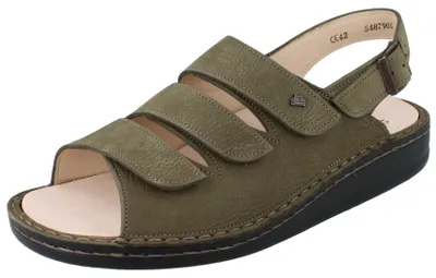 Produktbild von FINN COMFORT Sylt Damen Herren Sandale farngrün Nubukleder - Größe: 42