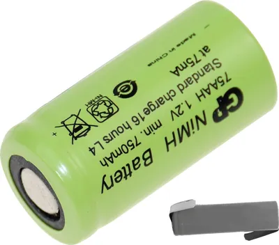Produktbild von GP Akku 2/3 AA 1,2V / 750mAh GP75AAH NiMh Lötfahne Z