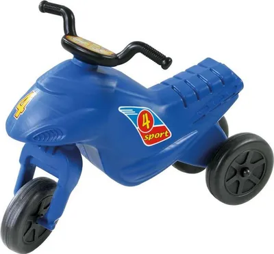 Produktbild von Dohany Rutscher Motorrad Fahrzeug 4 Mini Kinder Laufrad Lauflernrad blau