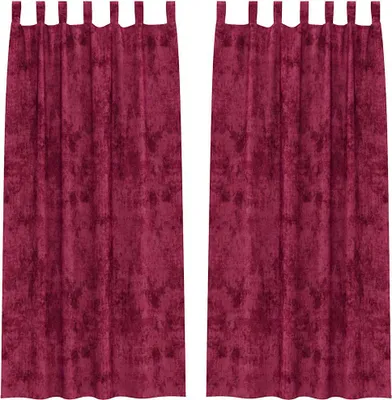 Immagine prodotto di vidaXL Tende in velluto, 2 pezzi, bordeaux, 260 x 140 cm, velluto