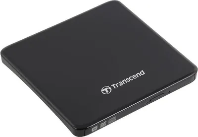 Image de Transcend TS8XDVDS-K Graveur de DVD externe Slim 8x (CD-R/RW, DVDR ( DL, RW, -RAM, 13.9mm de hauteur)) noir
