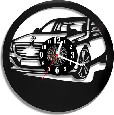 Zdjęcie produktu dla Zegar ścienny z płyty winylowej Mercedes 26.4