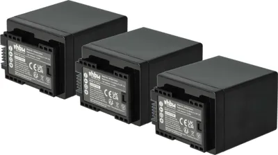 Produktbild von vhbw 3x Akku Ersatz für Canon BP-745, BP-727 für Videokamera Camcorder (4450 mAh, 3,6 V, Li-Ion) + Infochip