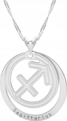 Immagine prodotto di Collana in argento con il segno zodiacale Sagittario, Sagittario, argento 925