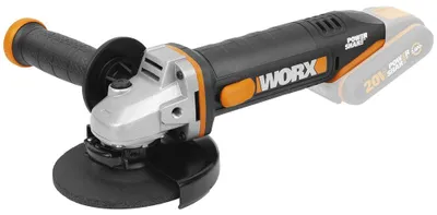 Productafbeelding van Worx WX803.9 Accuwinkel, 20V, 125 mm, solo uitvoering – zonder accu, zonder oplader