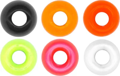 Produktbild von FTM Tungsten Perle Omura rundes Loch - Tungstenperlen, Farbe/Durchmesser/Inhalt:fluo orange / 2.8mm / 8 Stück