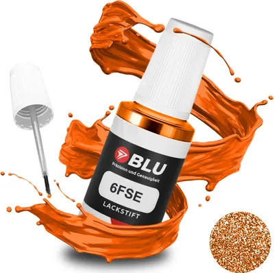 Produktbild von BLU Auto Lackstift Orange kompatibel für Ford 6FSE Electric Orange | Auto Lack Reparatur Ausbesserungslack