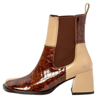 Image de Art Bottines pour Femme 1707 NAPPA SHINNY CUERO-CHAMPAGNE/ VERONA Multicolore