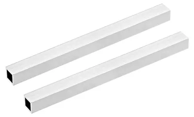 Alu-Vierkantrohr 15x15x1,5 mm, 2 Stück, 200 mm Länge