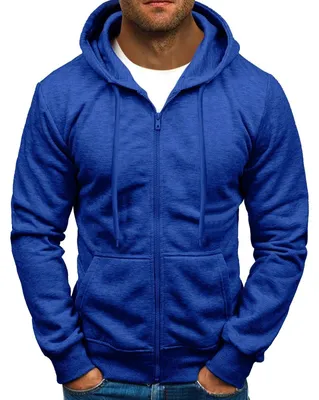 Produktbild von Elzusha – Lässige Kapuzenjacke mit Reißverschluss für Herren