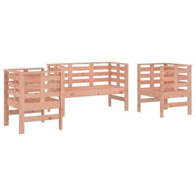 Produktbild von vidaXL 3-tlg. Garten-Lounge-Set Massivholz Douglasie
