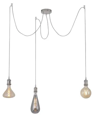 Produktbild von Pendelleuchte, 3-Flammig, Höhenverstellbar stahl, H 300 cm