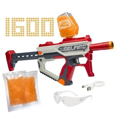 Obrázek produktu pro Nerf Pro Gelfire Mythic s 1600 hydratovanými BBS, brýlemi a dobíjecí baterií