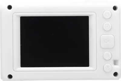 Obrázek produktu pro Kapesní digitální fotoaparát, přední a zadní, 48 MP, záznam videa v rozlišení HD, CCD, 2,2palcový TFT displej pro domácí použití, bílý