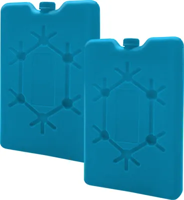 Immagine prodotto di Set di 6 confezioni refrigeranti blu - ciascuna 16 x 11 cm / 265 ml - elemento refrigerante con design piatto - confezione di ghiaccio piatta per borsa frigo lunch box campeggio picnic