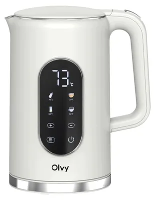 Zdjęcie produktu dla Czajnik elektryczny 1,7 l z regulacją temperatury, biały