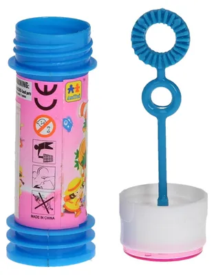 Image de Jouet à bulles de savon avec jeu de patience - 24 pièces pour s'amuser en couleur
