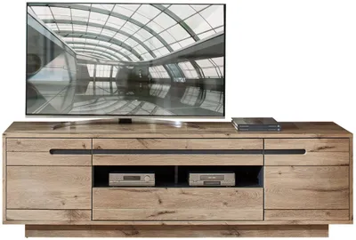 Produktbild von Lowboard BELLANO Viking Oak Nature mit Graphit