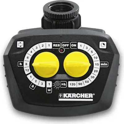 Obrázek produktu pro Kärcher WT 4.000, Mechanický časovač zalévání, 120 min, Černá, Žlutá, 1 kusů