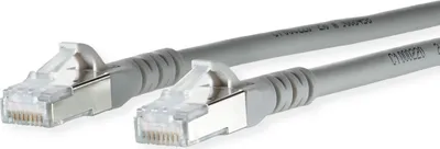 Produktbild von METZ CONNECT Patchkabel Cat.6A AWG 26, LSOH, grau, 20 m