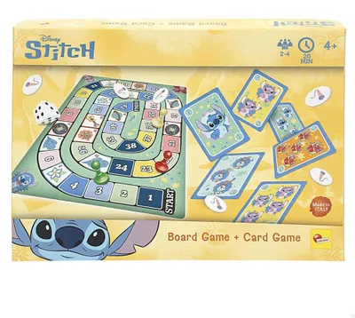 Produktbild von Lisciani Disney Stitch 2 In 1 Brettspiel Kinder One Size