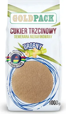 Obrázek produktu pro Jemný třtinový cukr GoldPack 1 kg