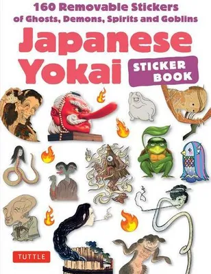 Immagine prodotto di Farbenfrohes Yokai Stickerbuch mit über 160 bezaubernden Aufklebern und 32 Yokai-Arten