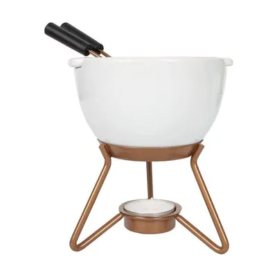 Image de Boska Chocofondue Petit Marie - Tasse à Fondue au Chocolat - Fondue au Chocolat - 1 à 2 personnes - Avec Bougies à Thé - Contenu 250 ml - Pour 200 gr de chocolat