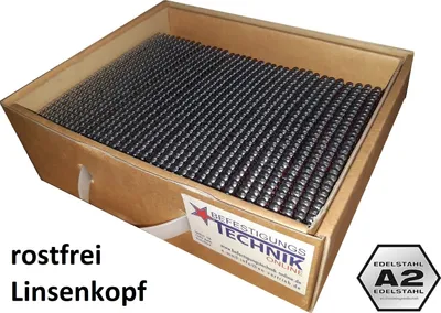 Produktbild von 34° Streifennägel 2,8x50mm Ring rostfrei A2 Linsenkopf Hikoki NR1890DBCL Tjep Prebena Senco 1M