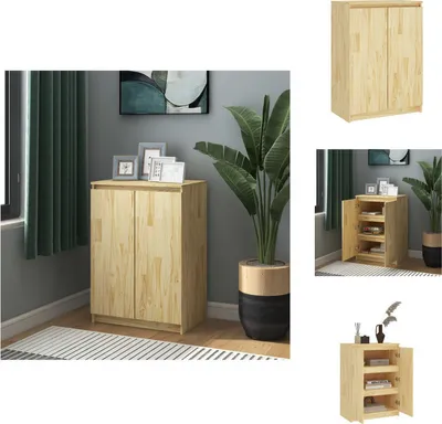 Produktbild von vidaXL Sideboard 60x36x84 cm Massivholz Kiefer -  Sideboards