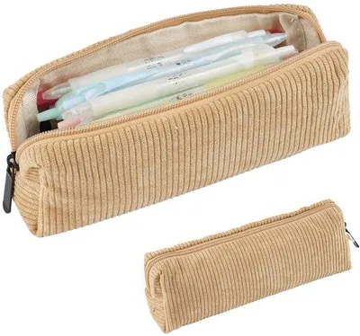 Zdjęcie produktu dla Torba z sztruksu dla dziewczynek, brązowa, elegancka, do szkoły i biura
