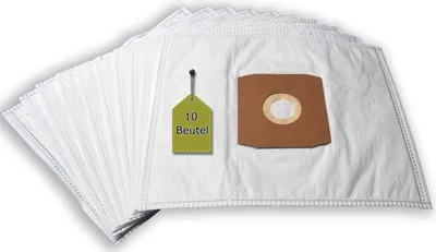 Produktbild von 10 Staubsaugerbeutel passend für EXQUISIT BP 3103 + 2 Mikro- & 2 Motor-Filter