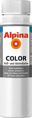 Produktbild von Alpina Color Abtönfarbe snow white 250 ml