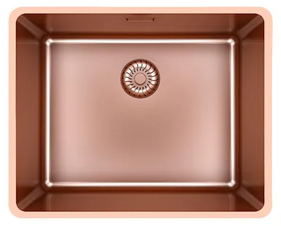Produktbild von CARESSI CAPPMX50R20CO Spüle in COPPER ohne Hahnbank / ab 60 cm Schrankbreite / Einbauspüle / Edelstahlspüle