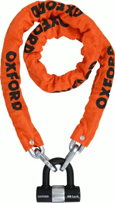 Produktbild von Oxford HD Loop Kettenschloss, orange, 150 cm