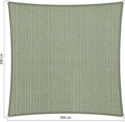Produktbild von SHADOW COMFORT 3 x 3 m Viereckiges Quadrat Sonnensegel Moonstone Green