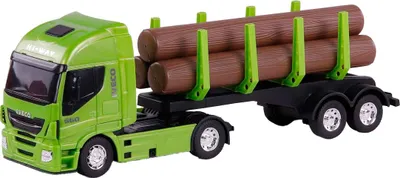 Image de Camion Boomstamm jouet vert en plastique Échelle 1:30 Camion