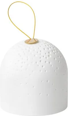 Produktbild von Räder Design Porzellanlampe mit LED Schneeflocken