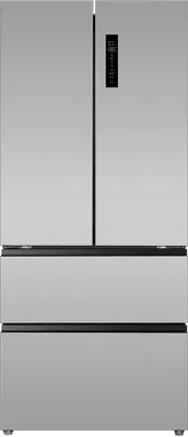 Produktbild von PKM Kühl-Gefrierkombination FD443ENFDIX, French Door, 2 Türen, 443 L Gesamt, 143 L Gefrierfach, 4-Sterne, No-Frost, 2 Gefrierschubladen, Touch Control, 37 dB, Edelstahl, 189 x 70,3 x 67,7 cm