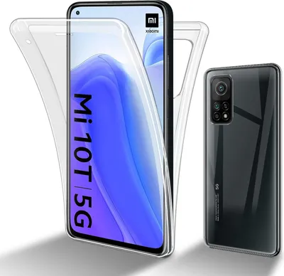 Immagine prodotto di Cadorabo Custodia protettiva per Xiaomi Mi 10T / Mi 10T PRO Case in Trasparente 360° Case Full Body Mobile Phone Case Cover Case
